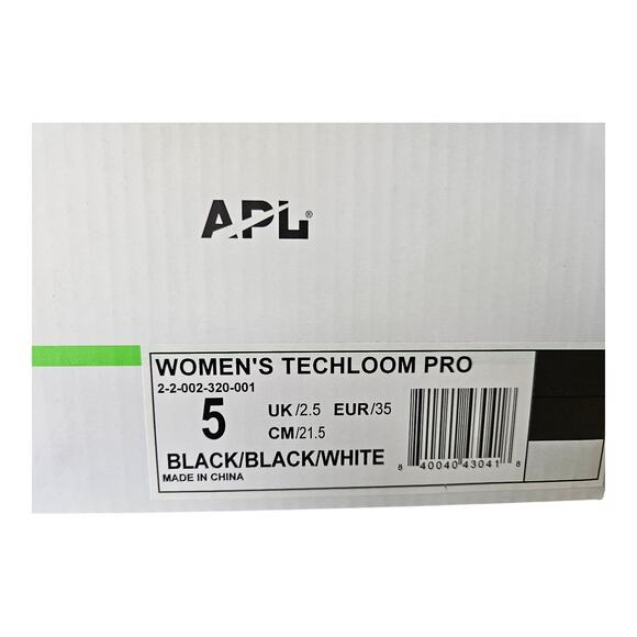 APL Women's 5 Seliga Techloom Pro Running Shoes Black Laces Activewear EU35 NEW - Picture 2 of 10